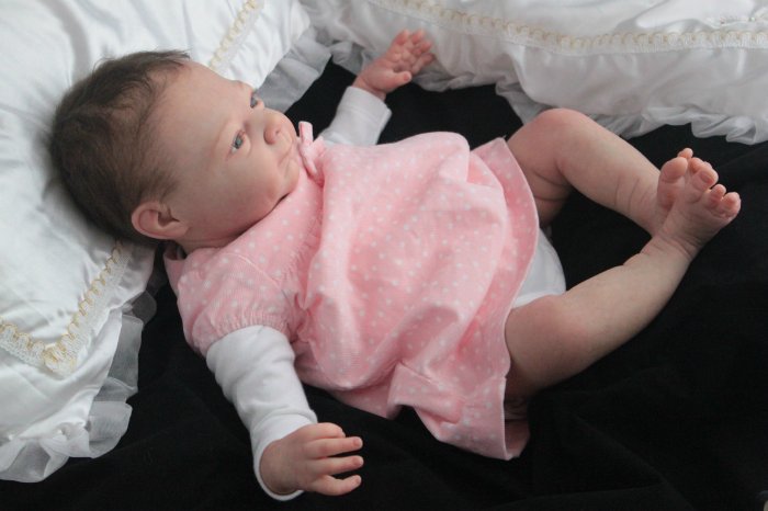 Девочка Ника. Куколка реборн Вишни Виктории