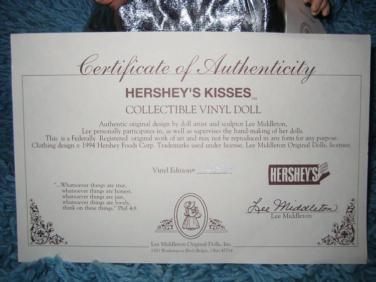 Куколка-конфетка Lee Middleton Hersey's Kisses (фото 5)