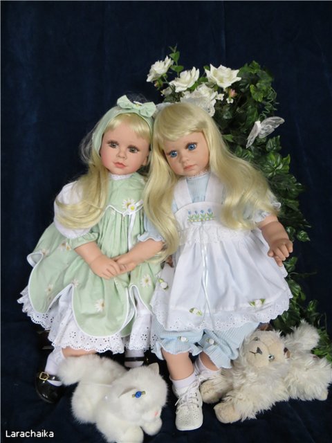 Красоты много не бывает. Редкие коллекционные куклы Cheri McAfooes for Lloyd Middleton. "..беленькие кисоньки..." (фото 4)