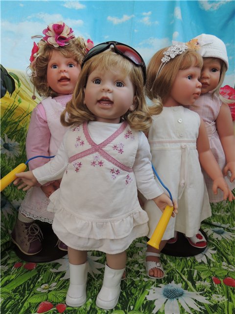 Летнее настроение! Мои сладенькие девочки. куклы Ли Миддлтон