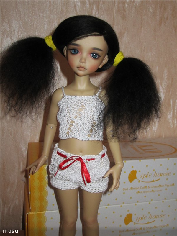 Связался белый комплектик для куклы БЖД (фото 2)