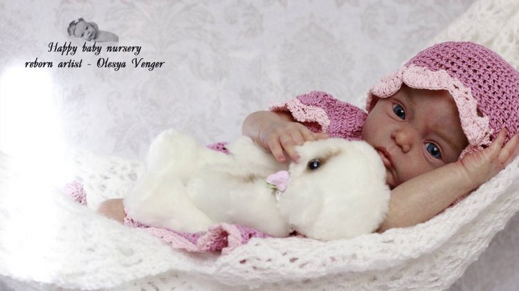 Моя милая златовласка Ева. Кукла реборн Олеси Венгер