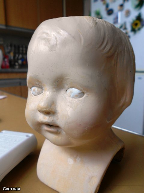 Реставрация самых ранних антикварных кукол Effanbee, 1912 год. + БОНУС, поработаем с кракелюром