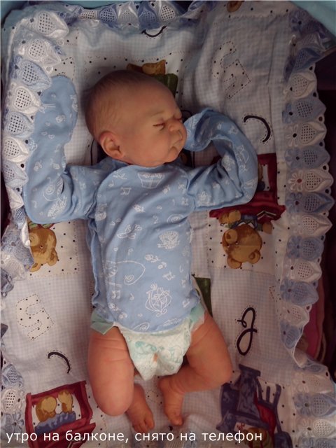 Маленький малыш реборн Андрейка, молд Жульен