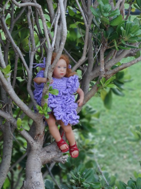 В сиреневых тонах — Одежда и обувь для кукол своими руками: фото (фото 8)
