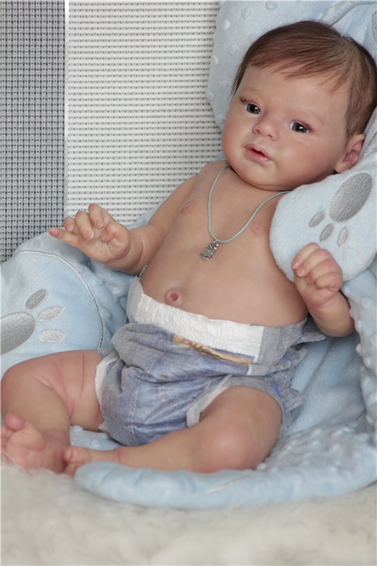 Коленька - кукла реборн Ковылиных Светланы и Эдуарда (фото 5)