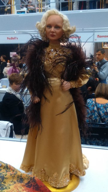 Ещё картинки с выставки... XI Международный Салон кукол на Тишинке в Москве 2015. Фото (фото 6)