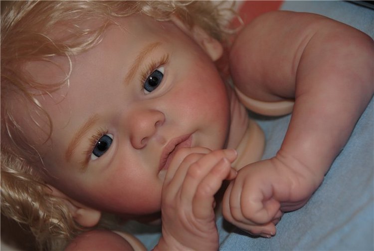 Белокурый котенок реборн Владочка