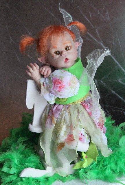 Чудо в перьях, кукла-реборн Элины Кудрявцевой