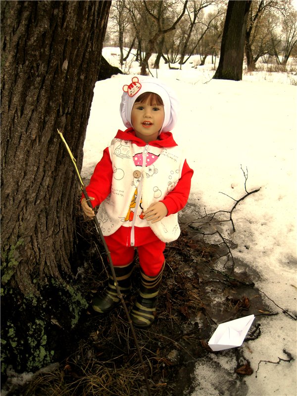 Как мы искали ручейки. Лерочка – коллекционная кукла Sissel Skille (фото 5)