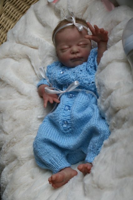 Спящая малышка Рози 2. Куколка реборн Виктории Вишни