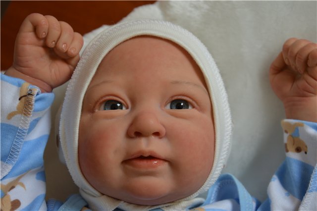 Малыш реборн с ямочкой — Куклы Реборн (Reborn): работы мастеров