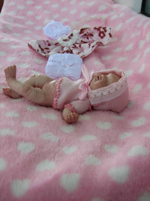 Моя летняя "доделка". Авторская кукла ООАК