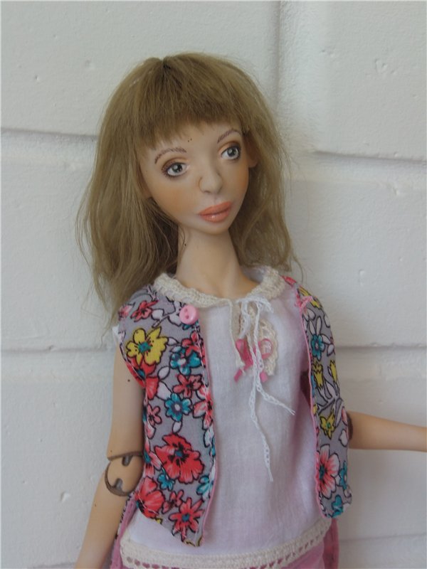 Авторские шарнирные куклы Кислой Валентины. Девочки молда Кузя (фото 6)