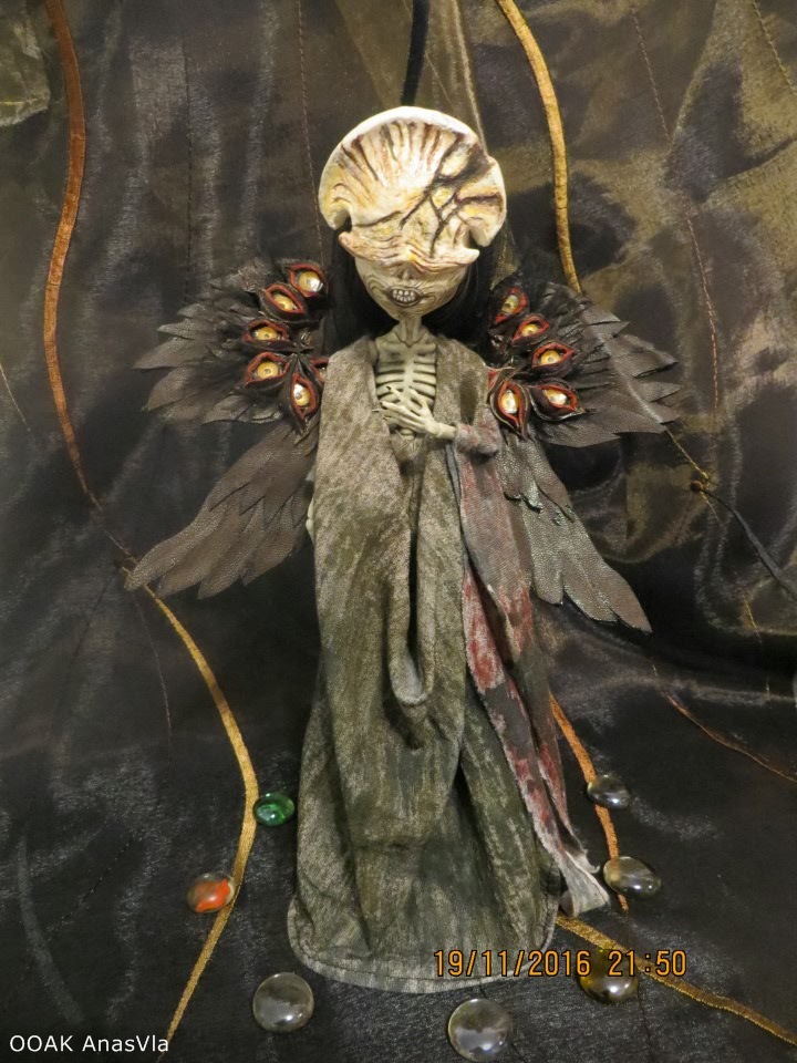 Смерть из киноленты "Хелбой 2". ООАК из Скелиты Калаверас Монстр Хай (фото 6)