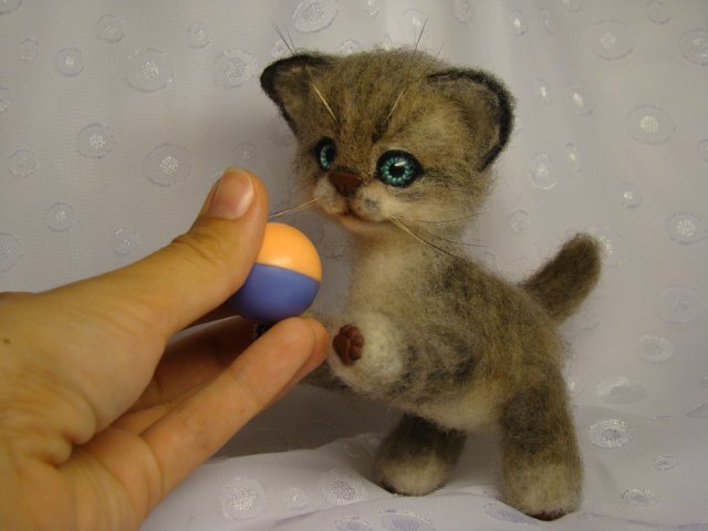 Сибирячок. Авторская игрушка валянием из шерсти Ольги Чернухо