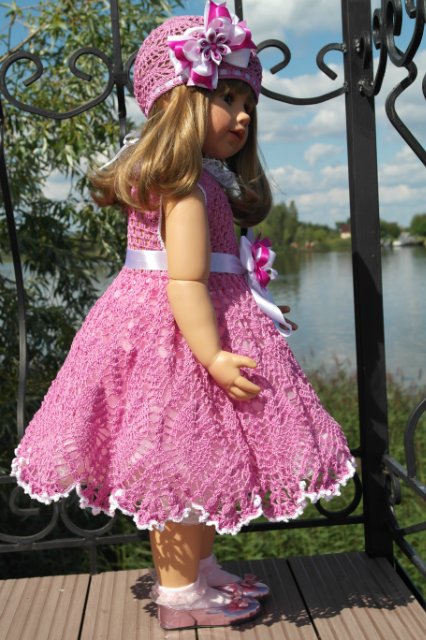 Платья крючком со схемкой 2015 лето (фото 6)