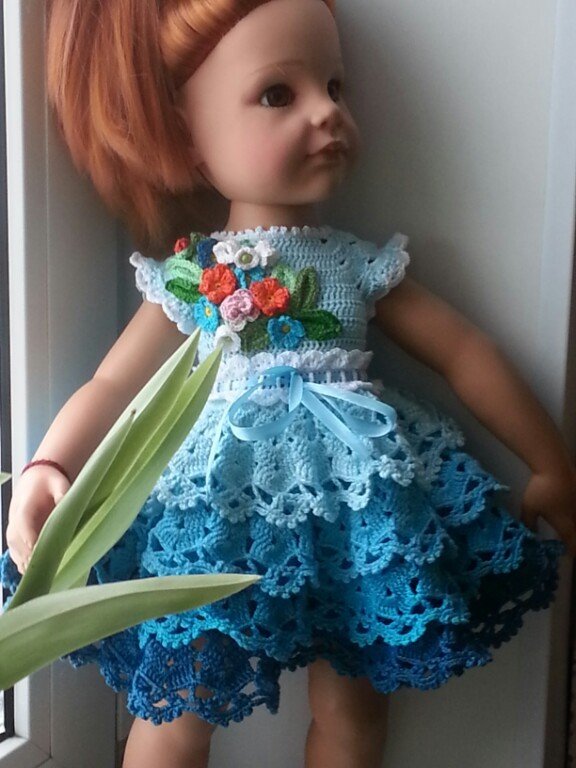 Новое платье для куклы (ГОТЦ) или В начале зимы - лето (фото 2)
