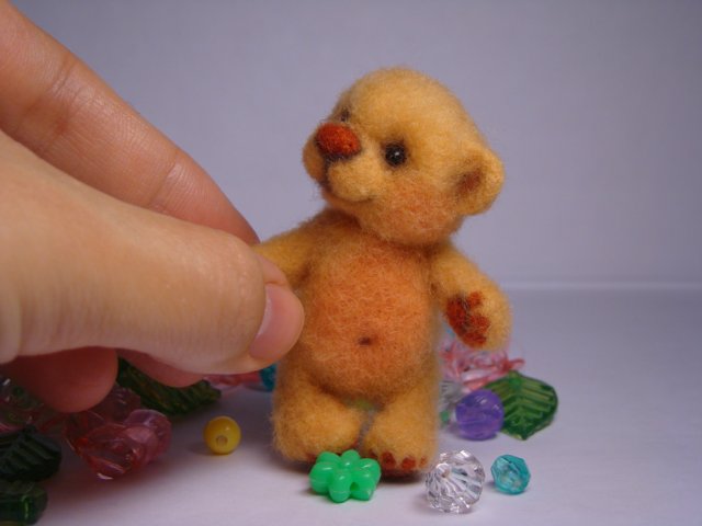 Маленький осенний "антидипрессант". Игрушки валянием из шерсти (фото 4)