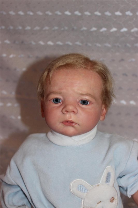 Мальчишка реборн Илюшка из молда Карлотта (фото 2)