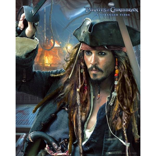 Джек Воробей ооак - портретная кукла