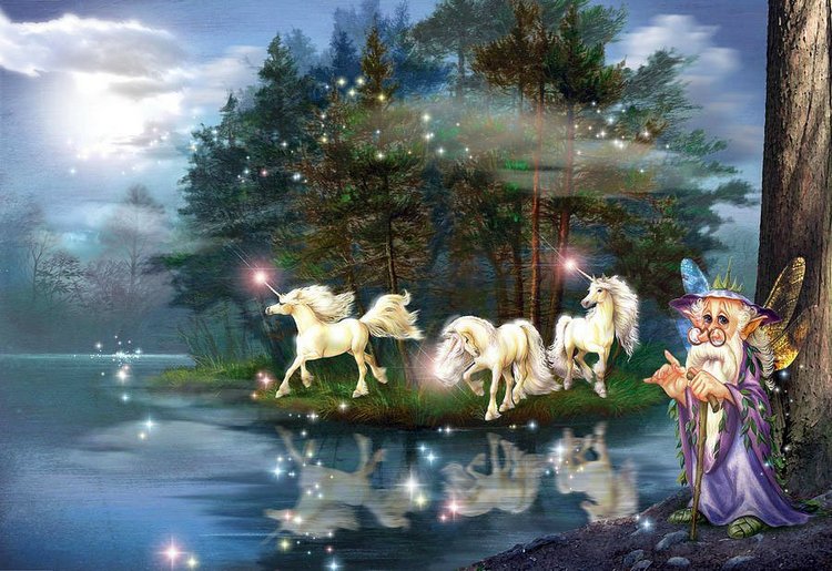 Сказка про Фею и Тролля. Музыкальное Видео. Волшебные иллюстрации от Zorina Baldescu (фото 10)