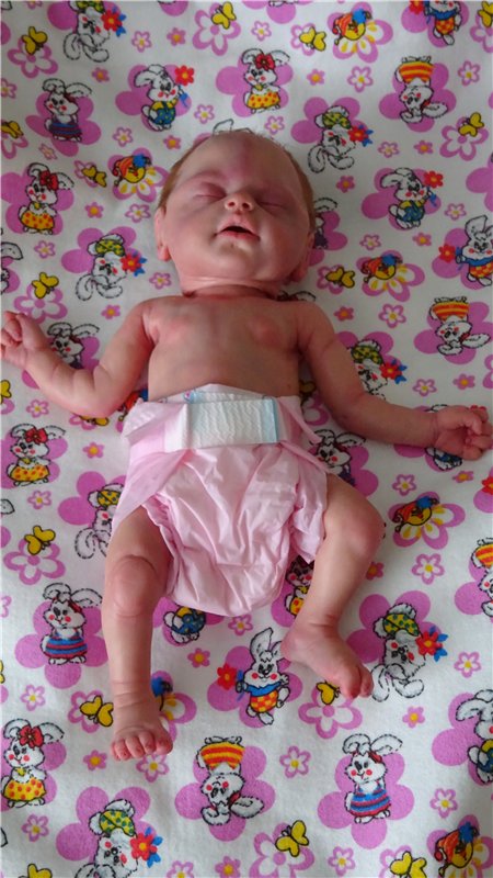 Коралина. Авторская силиконовая кукла Ирины Кондрашовой. Часть 2