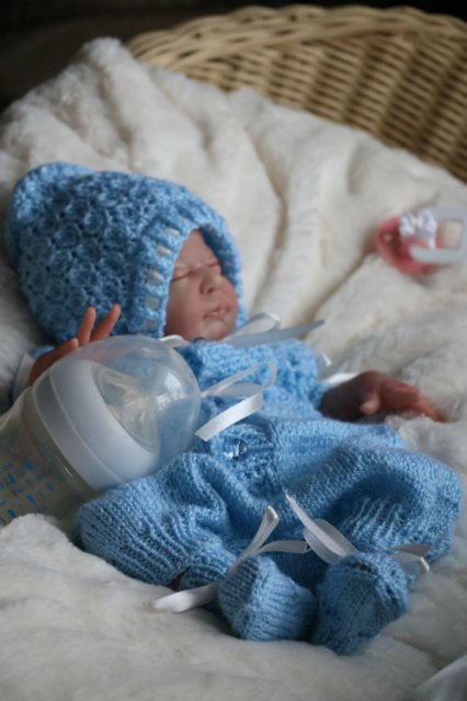 Спящая малышка Рози 2. Куколка реборн Виктории Вишни