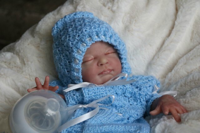 Спящая малышка Рози 2. Куколка реборн Виктории Вишни