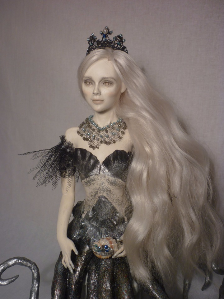 Морская царевна. Авторская кукла ручной работы (фото 7)