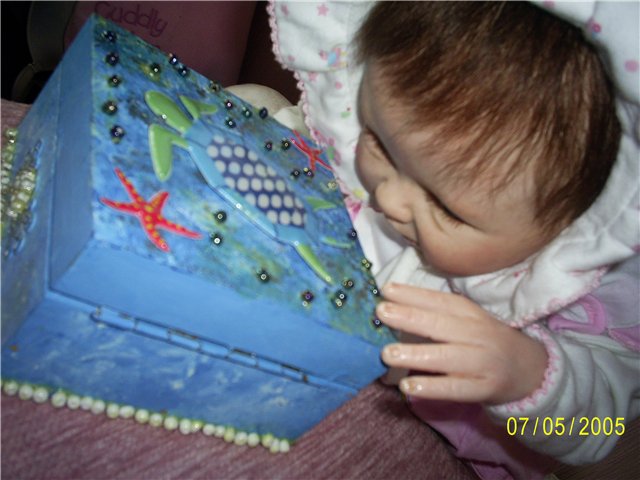 Шкатулка своими руками "Морское Дно"