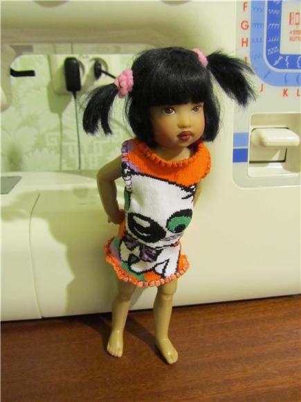 Рыже-оранжевое настроение. Одежда для куколок Helen Kish (фото 3)