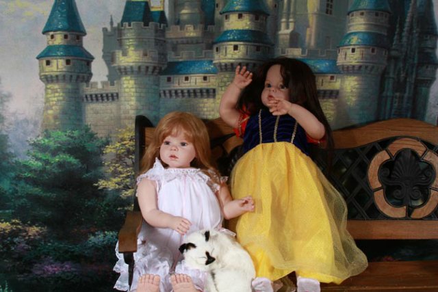 Мои куклы реборн в декорациях