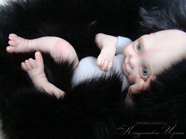 Я только родился. Авторская кукла Кондрашовой Ирины