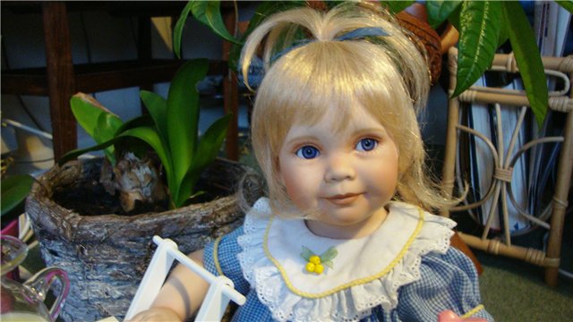 Еще одна маленькая очаровашечка, кукла из фарфора от Анны Тиммерман (фото 8)