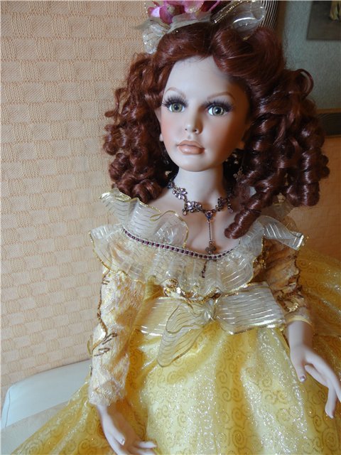 Ты провинилась...красотою! А это редкое богатство! Фарфоровая кукла Donna Rubert - София