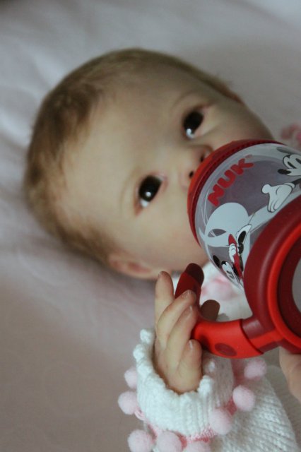 Неженка - Кристочка... Куколка реборн Виктории Вишни