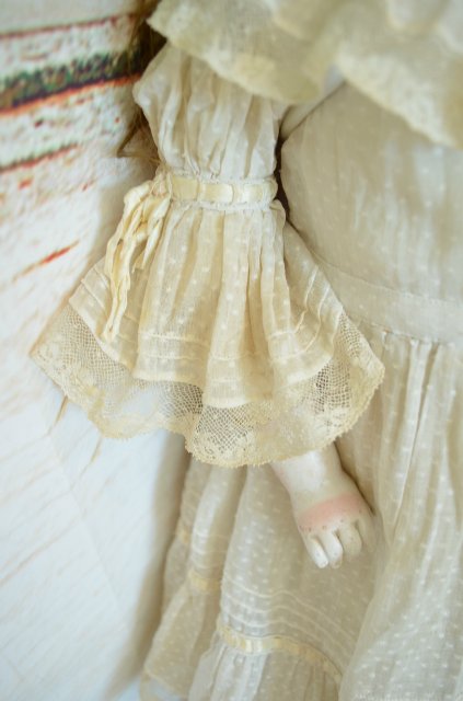 Моя "столетняя девочка" антикварная кукла