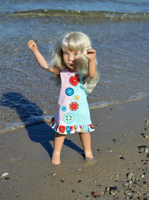 Бабье лето... Кукла Саша Sasha Doll Gingham