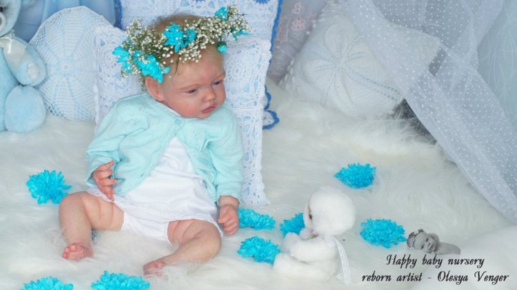 Моя маленькая Бэль. Кукла реборн Олеси Венгер (фото 5)
