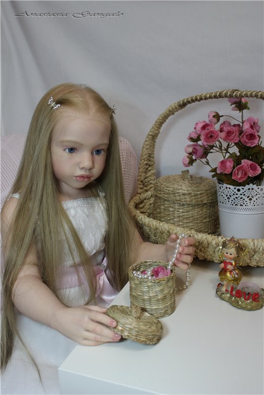 Ангелов много ни бывает. Ангелина. Кукла реборн Анастасии Гангало