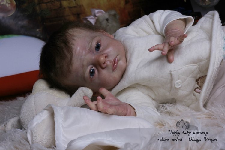 Моё предновогоднее чудо, моя Карлотта. Кукла реборн Олеси Венгер