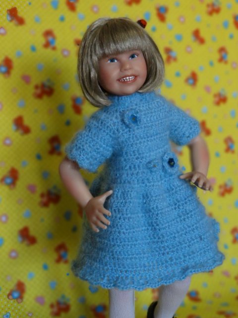 Голубое наваждение или много мохеровой пряжи