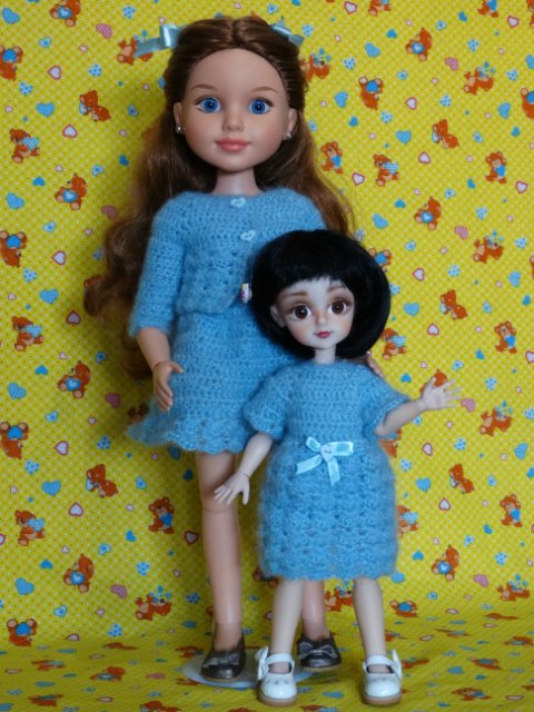 Голубое наваждение или много мохеровой пряжи