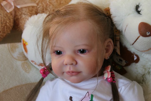 Моя милая Мариночка! Малышка реборн из молда Camille