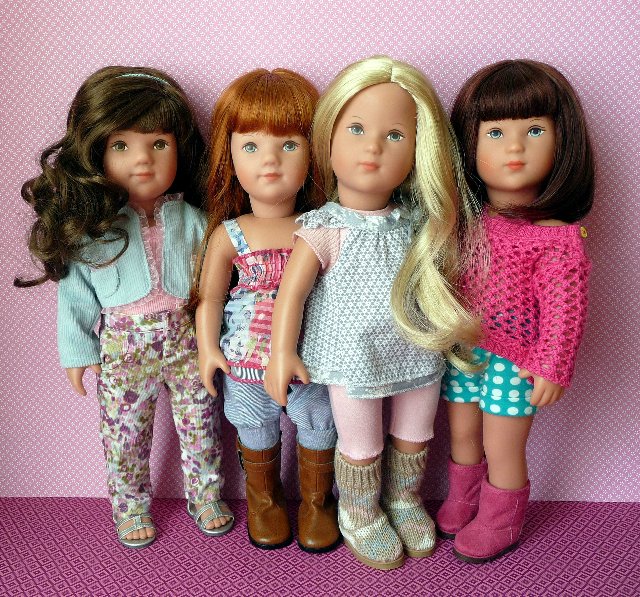 Игровые куклы К.Крузе Helena, Laura, Kiki, Julie и Мари Крузе