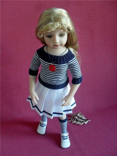 Морские мотивы ушедшего лета и куклы "Maru and friends" (фото 7)