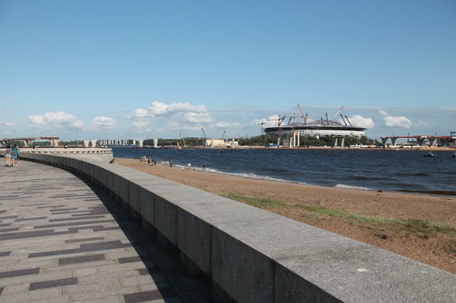 Парк 300-летия Петербурга. Летняя прогулка с Мишелем. Очень много фото