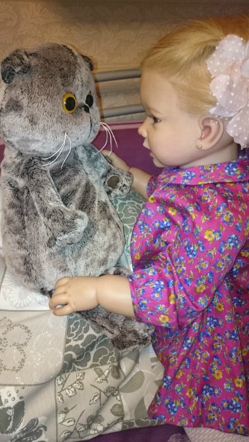 Мое солнышко - малышка Джастина из молда Бонни by Linda Murray