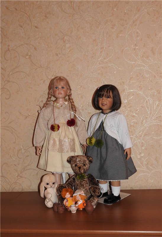 Первое знакомство. Куклы Sissel Skille и Hildegard Gunzel